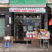 Front of the building at Viên Tuệ Chay in Go Cong