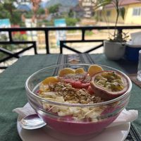 Smoothiebowl  at Kiwi Kitchen in Vang Vieng
