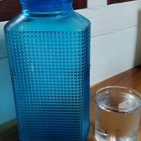 Free chilled water at Vida Bakery Cafe in Pakxe