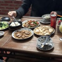 tempeh and soft tofu dishes  at Tam Coc Ngo Dong Homestay and Vegan Restaurant in Ninh Binh
