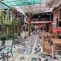 Covered dining area at Tam Coc Ngo Dong Homestay and Vegan Restaurant in Ninh Binh