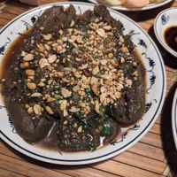 Grilled eggplant at Tam Coc Ngo Dong Homestay and Vegan Restaurant in Ninh Binh
