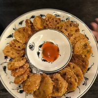Fried lotus at Tam Coc Ngo Dong Homestay and Vegan Restaurant in Ninh Binh
