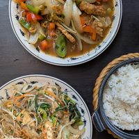 Huge portions at Tam Coc Ngo Dong Homestay and Vegan Restaurant in Ninh Binh