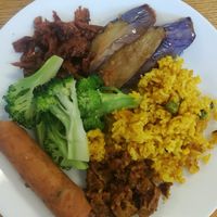 Second serving from buffet. July2021 at ChuMinh Tofu and Veggie Deli in Seattle