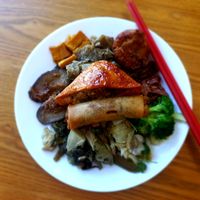 Buffet at ChuMinh Tofu and Veggie Deli in Seattle