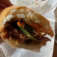BBQ Pork Banh Mi at ChuMinh Tofu and Veggie Deli in Seattle