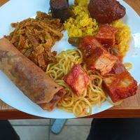 Vegan buffet at ChuMinh Tofu and Veggie Deli in Seattle