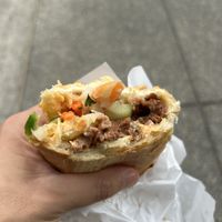 “pork” banh mi  at ChuMinh Tofu and Veggie Deli in Seattle