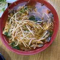 Spicy soup at ChuMinh Tofu and Veggie Deli in Seattle