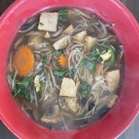 Pho take-out at ChuMinh Tofu and Veggie Deli in Seattle