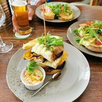 Club sandwich at Humus in Bolzano
