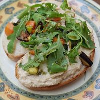 Bruschette Sababa at Humus in Bolzano