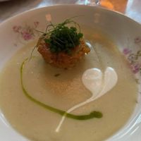 Hearts of palm cake chive oil dill caviar - extraordinary at Miss Rachel's Pantry in Philadelphia