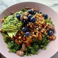 Kale salad   at The Break Cafe in Thisted