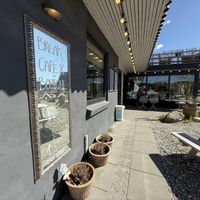 Parking out front, in and outdoor seating options.  at The Break Cafe in Thisted