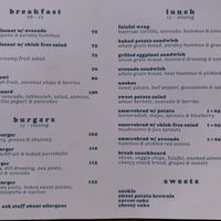 August 2025 Food Menu.   at The Break Cafe in Thisted