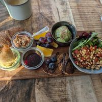 Breakfast board at The Break Cafe in Thisted