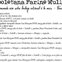 Pizzas (the last one is the vegan one) at The Village Terrazza in Paris