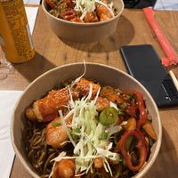 Crispy Tofu Noodles  at Bento Noodles in Istanbul