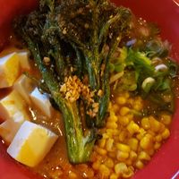 Flying harvest vegan Ramen with gf noodles at JINYA Ramen Bar in Arlington