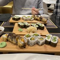 Veggie combination and some extra kappa makis  at Yukimura Sushi Bar in Lourinha