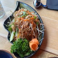 Fresh papaya salad at Quê Em in Helsinki