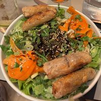 Bo bun vegan (même les nems !)  at Macadam Caffè in Saint-jean-de-luz