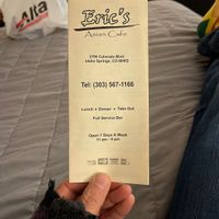   at Eric's Asian Cafe in Idaho Springs