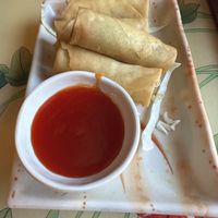 Spring rolls!  at Eric's Asian Cafe in Idaho Springs