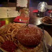 Vegan burger!  at Sweet Liberty in Miami Beach