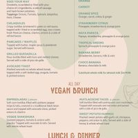 Menu  at Mayan Monkey in Cancun