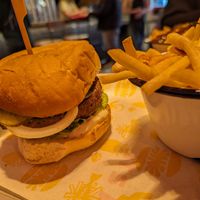 Impossible burger at The World Bar and Resturant in Queenstown