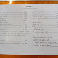 Drinks menu (Summer 2025) at Dune in Rotterdam