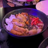 Curry with chick'n at Bam Pow in Port Douglas