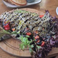 Rustic bread at Deli Kitchen in Munich