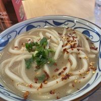 Creamy vegan udon ramen  at Marugame Udon in South East London