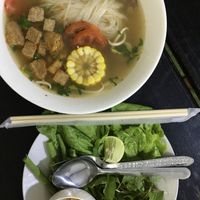 Pho  at Kaun Im Yok Vegan Restaurant - H&H in Vang Vieng