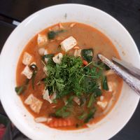 Noodle Coconut Milk at Kaun Im Yok Vegan Restaurant - H&H in Vang Vieng