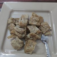 Fried food at Kaun Im Yok Vegan Restaurant - H&H in Vang Vieng