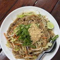 Pad Thai, was really good!  at Kaun Im Yok Vegan Restaurant - H&H in Vang Vieng