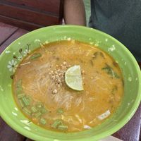 Coconut noodle soup   at Kaun Im Yok Vegan Restaurant - H&H in Vang Vieng