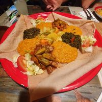 Vegane Platte 26,80€ (reicht für 3 Personen) at Mogogo in Karlsruhe
