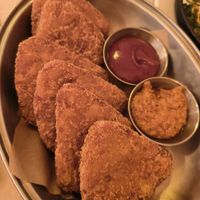 Hash browns at The Breakfast Club - Soho on Berwick St in London