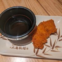 Pumpkin tempura at Marugame Udon - St Christopher's Place in London