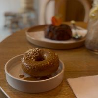 …a peanut butter dognut (€5,50)!  at Woof & Me in Amsterdam