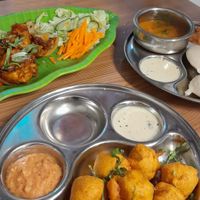 A lovely selection of vegan mains at Watford Dosa in Watford