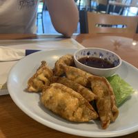 Potstickers.  at Sipz Fusion Cafe - Clairemont Mesa in San Diego