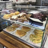 display case  at Likkle Patty Shop in Windsor Locks