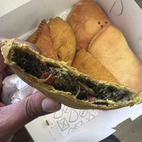 Variety and 😋 super spinach  at Likkle Patty Shop in Windsor Locks